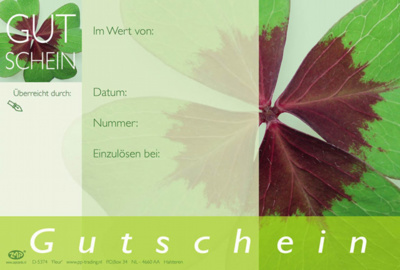 Fleur Gutschein - Kleeblatt