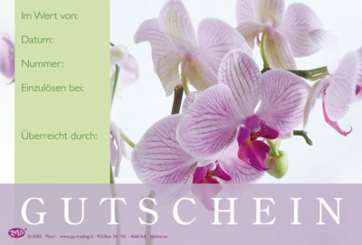 Fleur Gutschein - Orchidee