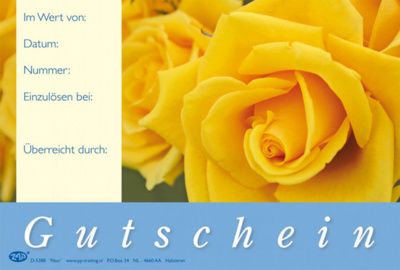 Fleur Gutschein - Gelbe Rosen