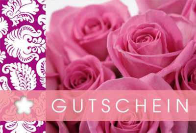 Gutschein Fleur Plus - Rosa Rosen