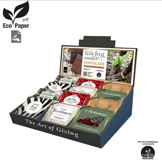 Box Karton - Zoet & Lekker chocolade - ECO Natural Christmas box