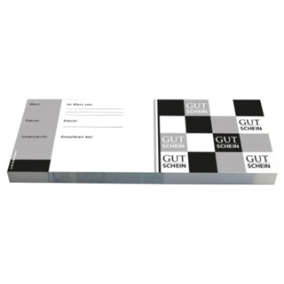 Scheckblock - Black, Grey & White (10122)