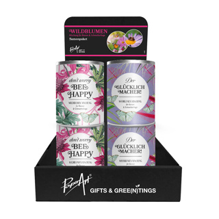 Displaybox Karton - Wildblumen Samenmischung - Geschenkdose