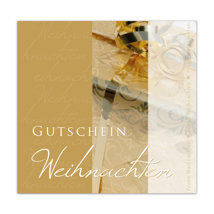 Gutschein - X-mas Present Gold