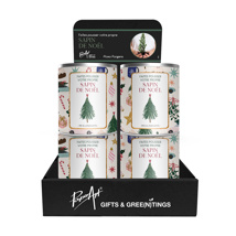Boîte Présentoir en carton - Faites pousser votre propre Sapin de Noël - Tube