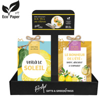 Boîte présentoir en carton - Préparez votre propre Ice Tea au citron - Sac cadeaux