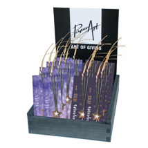 Boîte d'assortiment - Petite carte de vœux avec luxe cierges magiques